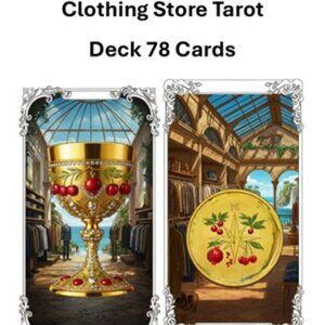 clothing store  tarot deck 78 cards